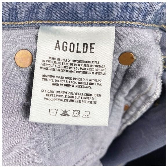 Agolde Riley Crop Jeans Size 27