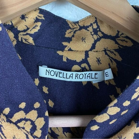 Novella Royale The Madly Jacket in Midnight Moonrise Size Medium