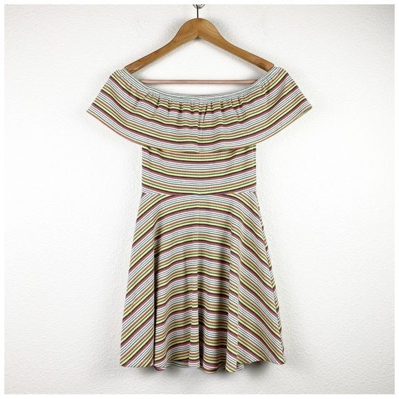 Privacy Please Montana Mini in Yellow Multi Stripe Size XS