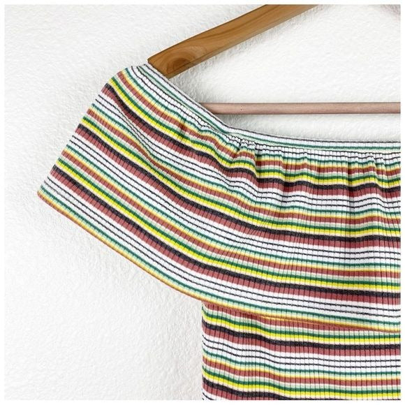 Privacy Please Montana Mini in Yellow Multi Stripe Size XS