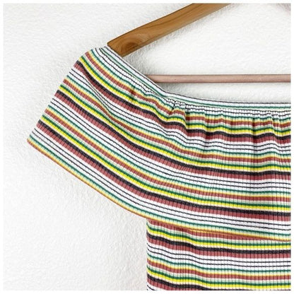 Privacy Please Montana Mini in Yellow Multi Stripe Size XS