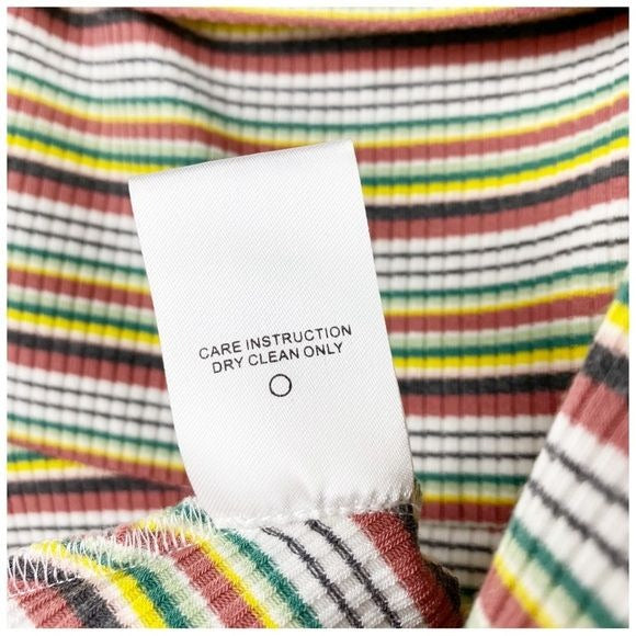 Privacy Please Montana Mini in Yellow Multi Stripe Size XS