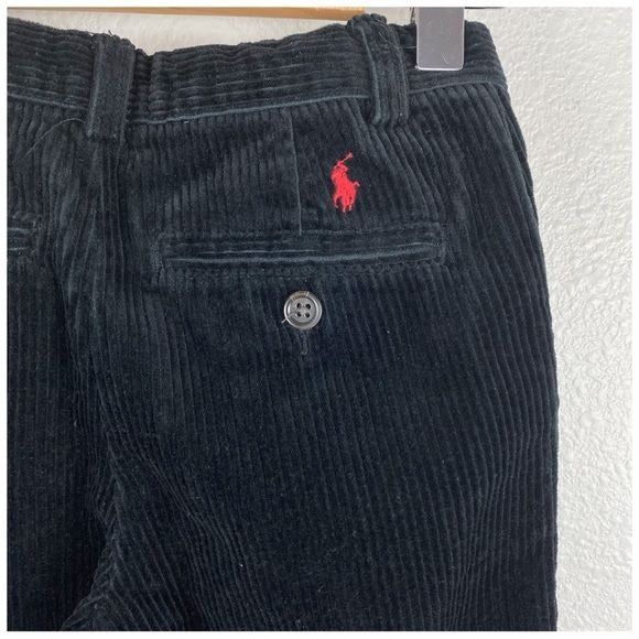 Ralph Lauren NWT Kids Black Corduroy Pants Size 5