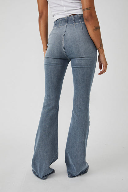 Free People Jayde High Rise Flare Jeans - 31