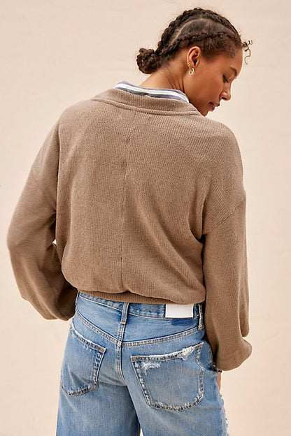 Free People Beach Happy Pullover in Nilla Cream - Small