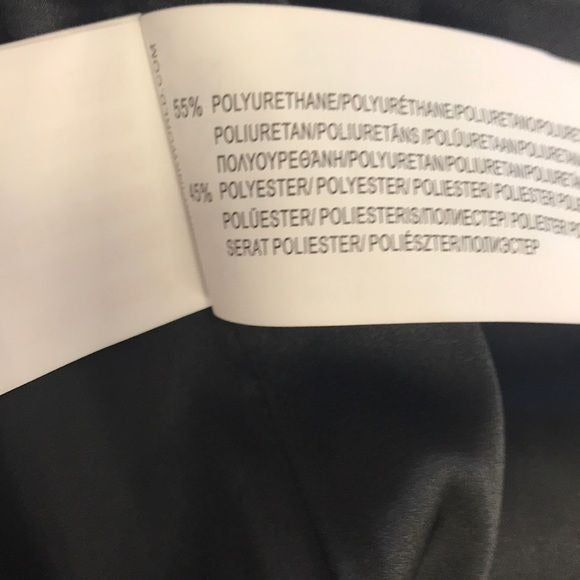 Minkpink Coyote Shine Vegan Leather Mini Skirt Size Small