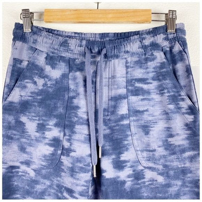 Athleta Farallonn Printed Jogger in Blue Size 4