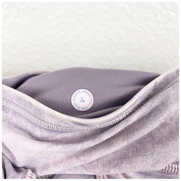 Lululemon Fast and Free Tight II 25" Ice Wash Violet Verbena Size 4