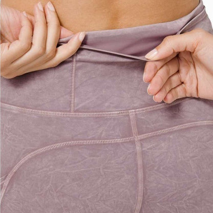 Lululemon Fast and Free Tight II 25" Ice Wash Violet Verbena Size 4