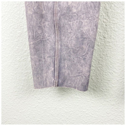Lululemon Fast and Free Tight II 25" Ice Wash Violet Verbena Size 4