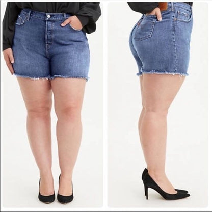 Levi’s NWT 501 Cut off Shorts in wash Jive Stonewash Size 16