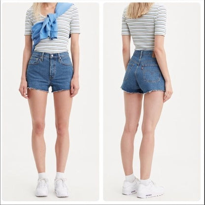Levi’s NWT 501 Cut off Shorts in wash Jive Stonewash Size 16