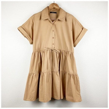 Deluc Tilda Shirt Dress in Warm Sun Wasan Size Small