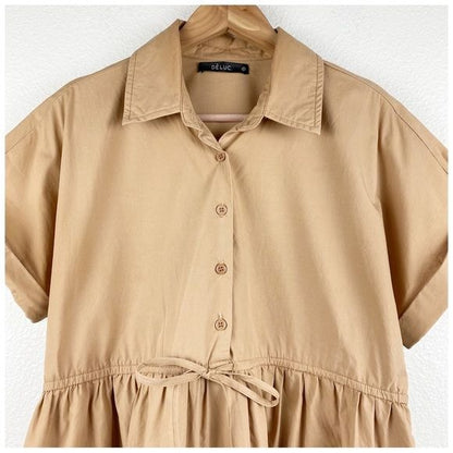 Deluc Tilda Shirt Dress in Warm Sun Wasan Size Small
