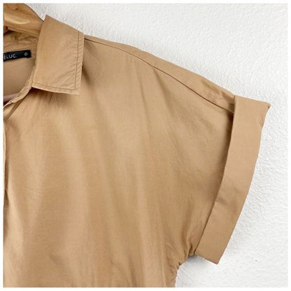Deluc Tilda Shirt Dress in Warm Sun Wasan Size Small