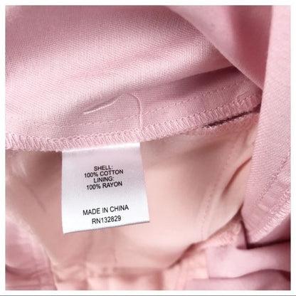 Tularosa NWT Barrett High Waist Denim Button Fly Front Pant Blush Pink Size XS