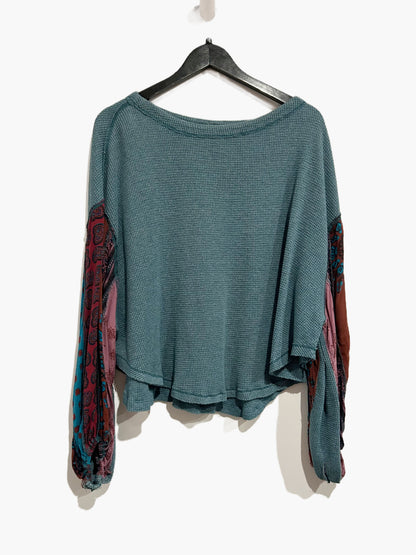 Free People Blossom Thermal in Blueberry Combo - Medium