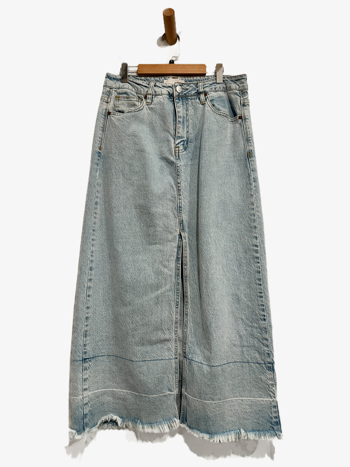 Habitual Denim Maxi Skirt - Small