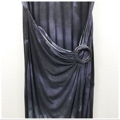 Free People Alyssa Long Sleeve Wrap Tie Dye Maxi Dress Size Medium