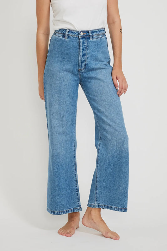 Rolla's Sailor Pant in Lyocell Denim