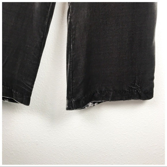 Sundance Festive Flare Gray Velvet Pants‎ Size Petite Medium