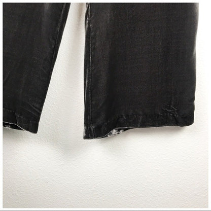 Sundance Festive Flare Gray Velvet Pants‎ Size Petite Medium