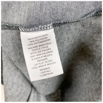 Leith Gray Ruched LS Dress Size Small