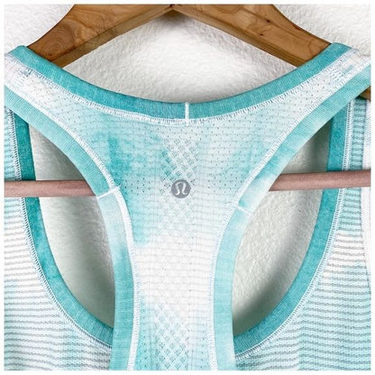 Lululemon Swiftly Tech Racerback Heathered Tranquil Blue Size 6