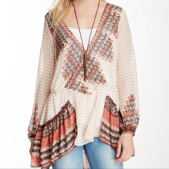 Free People Mystic Peasant Blouse Size XS