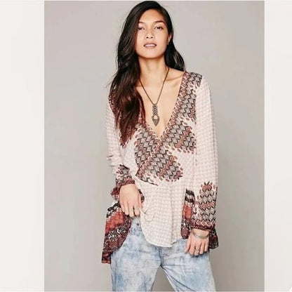 Free People Mystic Peasant Blouse Size XS
