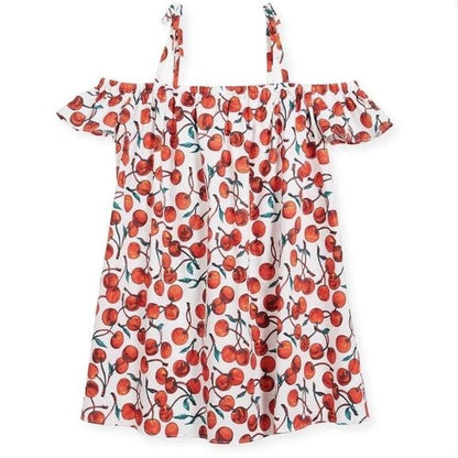 Milly Minis Girls Cherry Eden Cold Shoulder Size 12