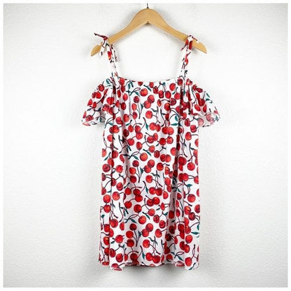 Milly Minis Girls Cherry Eden Cold Shoulder Size 12