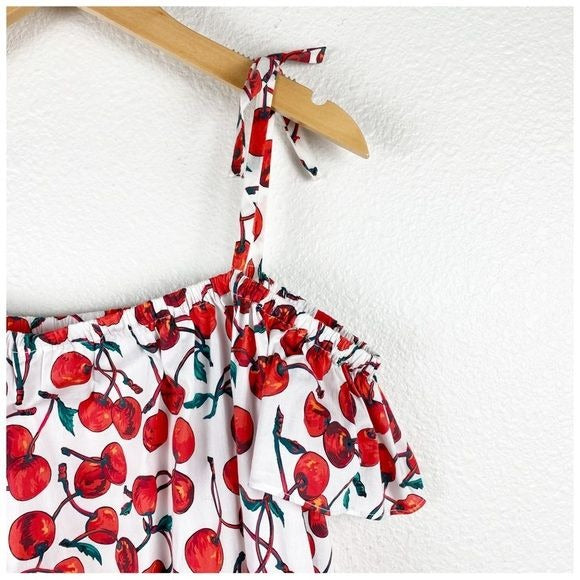 Milly Minis Girls Cherry Eden Cold Shoulder Size 12