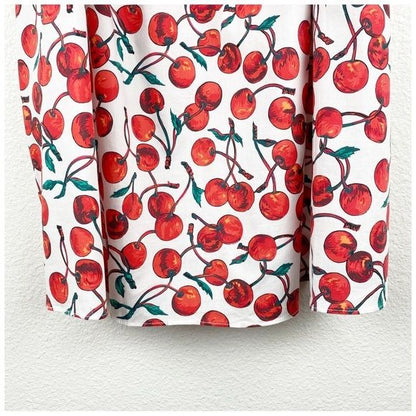Milly Minis Girls Cherry Eden Cold Shoulder Size 12