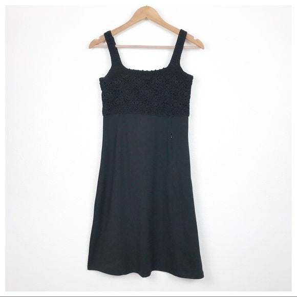 Athleta Black Crochet Dress Size XS