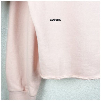 Pangaia Pink Cropped Sweatshirt Size Small