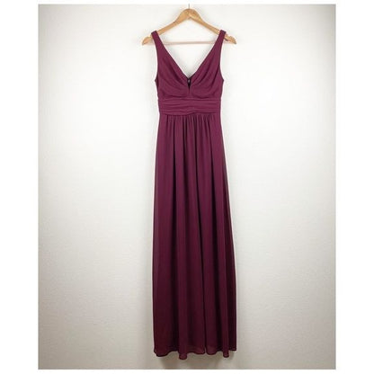 Lulus Leading Role Maxi Dress in Burgundy Size XS