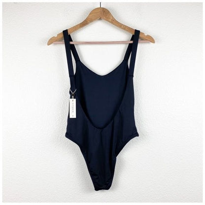 Vitamin A NWT Black One Piece Swimsuit Size 8