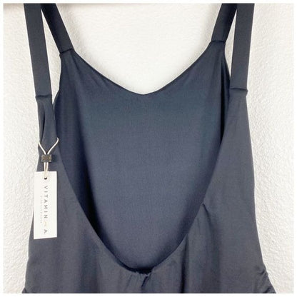 Vitamin A NWT Black One Piece Swimsuit Size 8