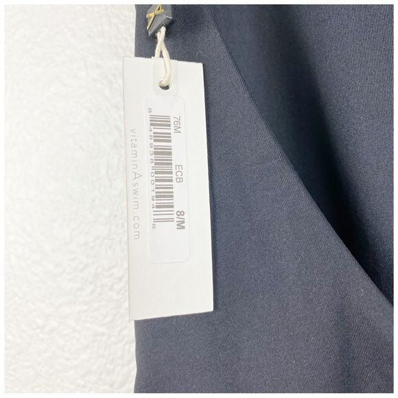 Vitamin A NWT Black One Piece Swimsuit Size 8