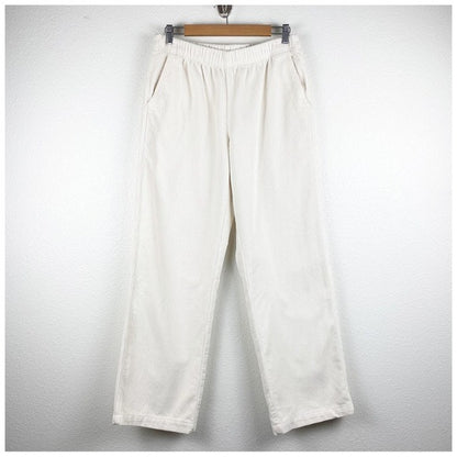 Aritzia Tna Carlaw White Corduroy Pants Size Medium