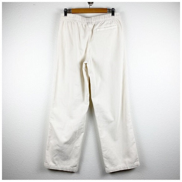 Aritzia Tna Carlaw White Corduroy Pants Size Medium