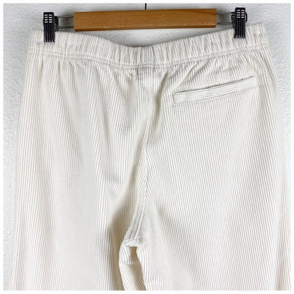 Aritzia Tna Carlaw White Corduroy Pants Size Medium