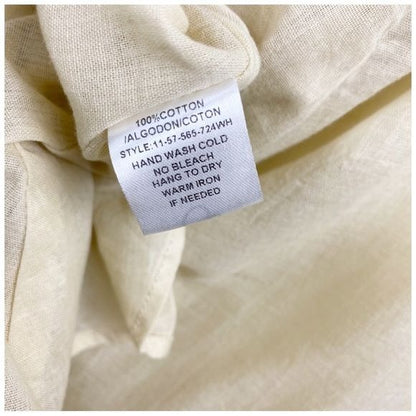 Stetson Cream Grommet Dress Size Medium