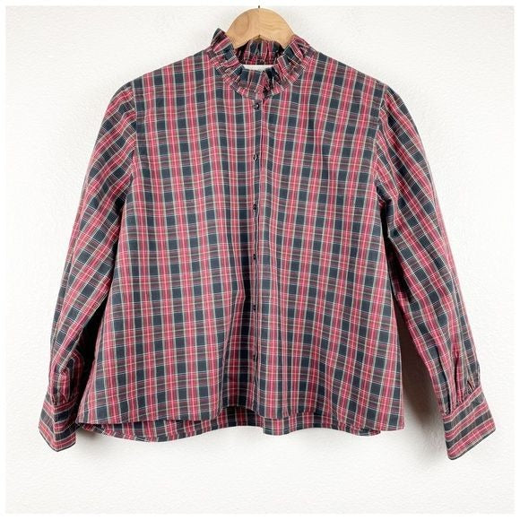 The Great Venetian Plaid Button Up Size 2/Medium