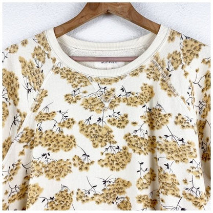 The GREAT Puff Sleeve Sweatshirt in Chamomile Floral Size - 1/Small