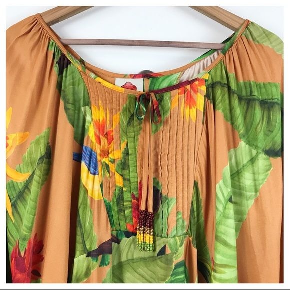 NWT Farm Rio Tropical Desire Midi Dress Size Small