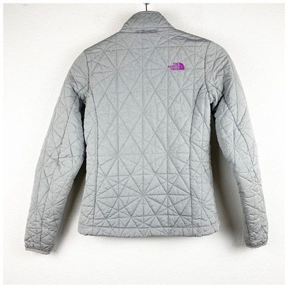 The North Face Tamburello Gray Quilted Jacket Size XS