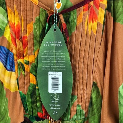 NWT Farm Rio Tropical Desire Midi Dress Size Small