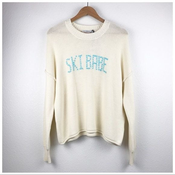 Subtle Luxury Ivory Ski Babe Sweater Size XS/S